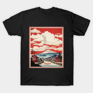 Niigata Japan Travel Vintage Tourism Poster T-Shirt